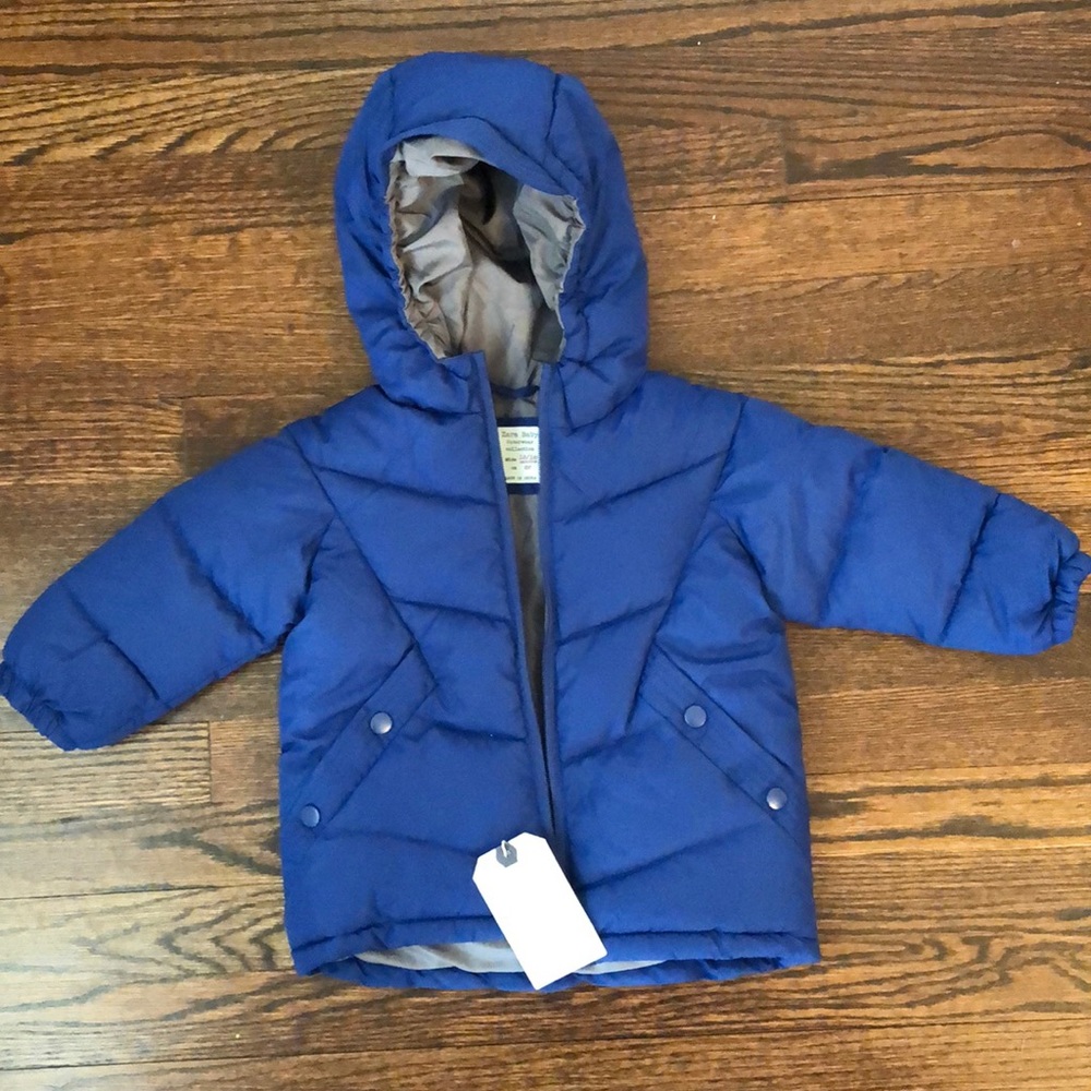 Zara NWT 12-18 month baby boy puffer